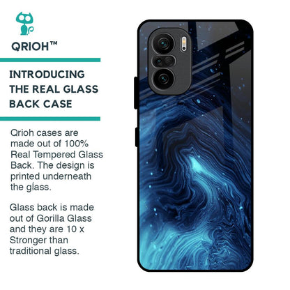 Dazzling Ocean Gradient Glass Case For Mi 11X