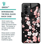 Black Cherry Blossom Glass Case for Mi 11X