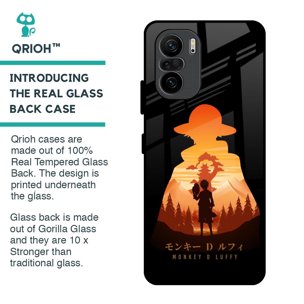 Luffy One Piece Glass Case for Mi 11X