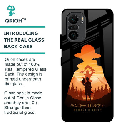 Luffy One Piece Glass Case for Mi 11X