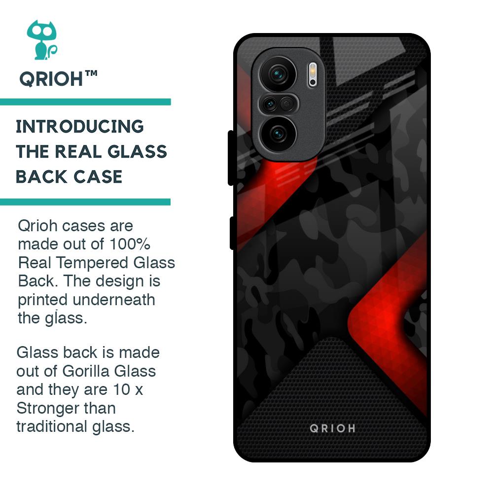 Modern Camo Abstract Glass Case for Mi 11X