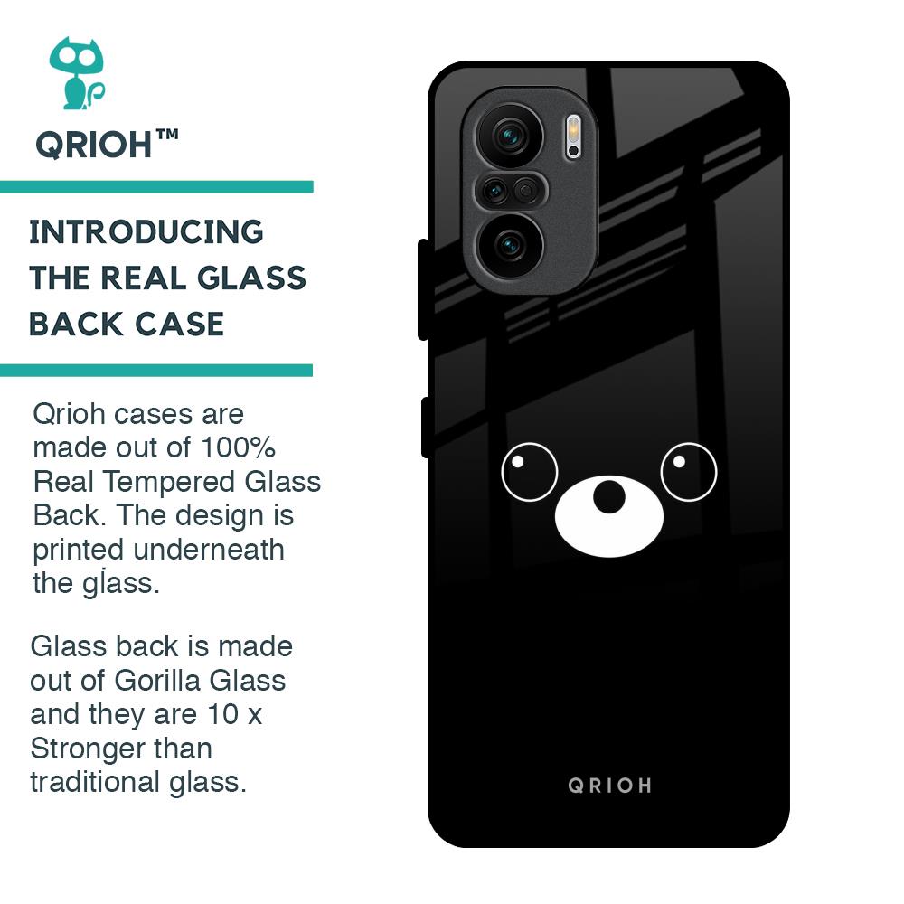 Cute Bear Glass Case for Mi 11X