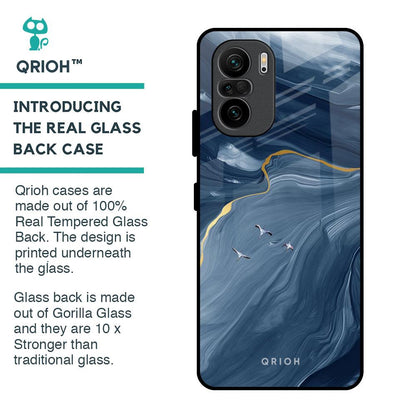 Deep Ocean Marble Glass Case for Mi 11X
