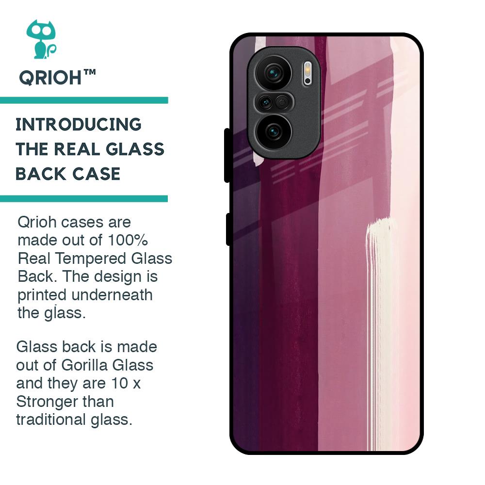 Brush Stroke Art Glass Case for Mi 11X