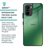 Green Grunge Texture Glass Case for Mi 11X