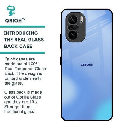 Vibrant Blue Texture Glass Case for Mi 11X