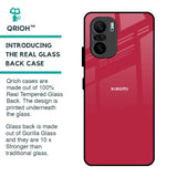 Solo Maroon Glass case for Mi 11X