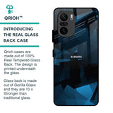 Polygonal Blue Box Glass Case For Mi 11X