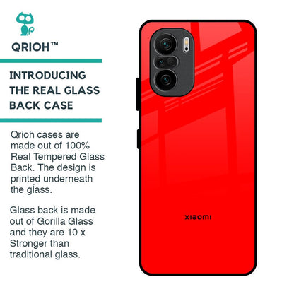 Blood Red Glass Case for Mi 11X