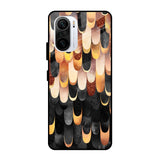 Bronze Abstract Mi 11X Glass Cases & Covers Online