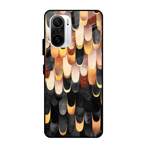 Bronze Abstract Mi 11X Glass Cases & Covers Online