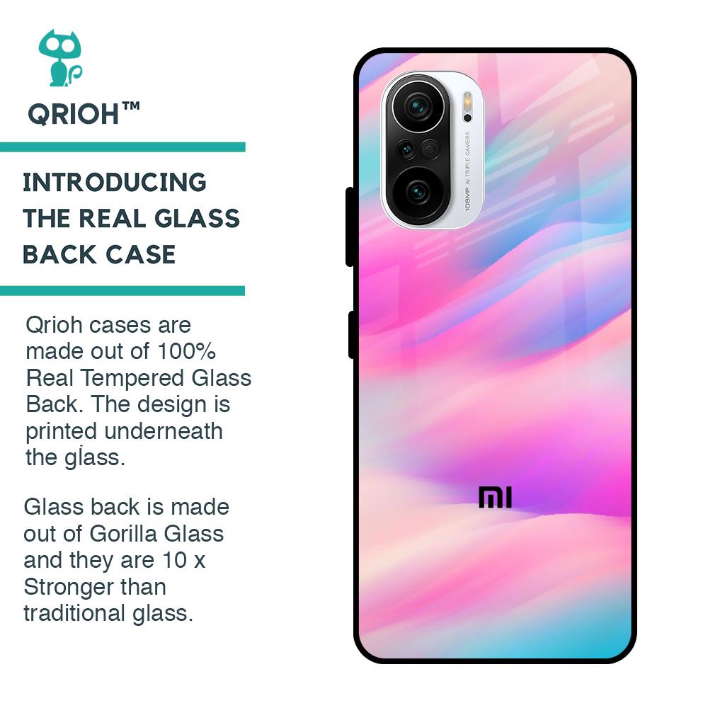 Colorful Waves Glass case for Mi 11X