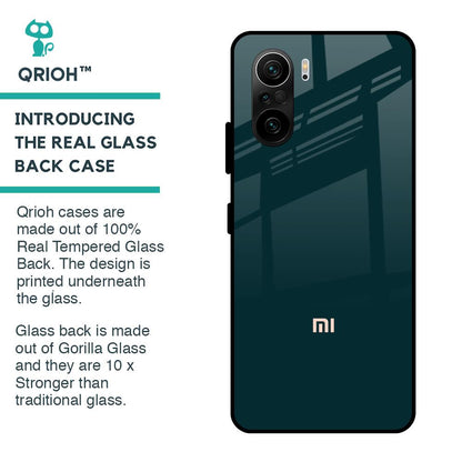 Hunter Green Glass Case For Mi 11X