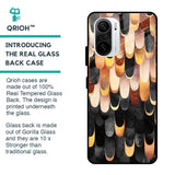 Bronze Abstract Glass Case for Mi 11X