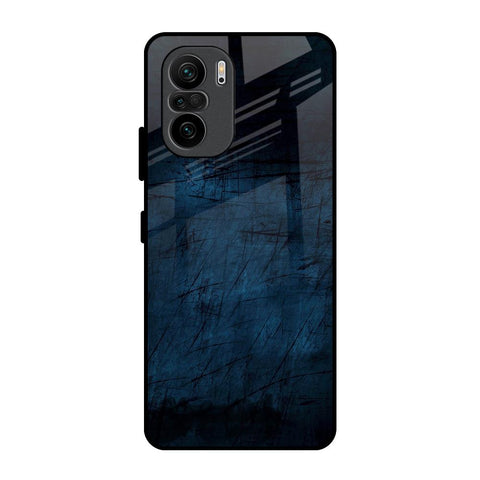 Dark Blue Grunge Mi 11X Pro Glass Back Cover Online