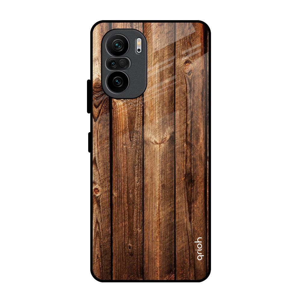 Timber Printed Mi 11X Pro Glass Back Cover Online