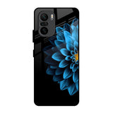 Half Blue Flower Mi 11X Pro Glass Back Cover Online