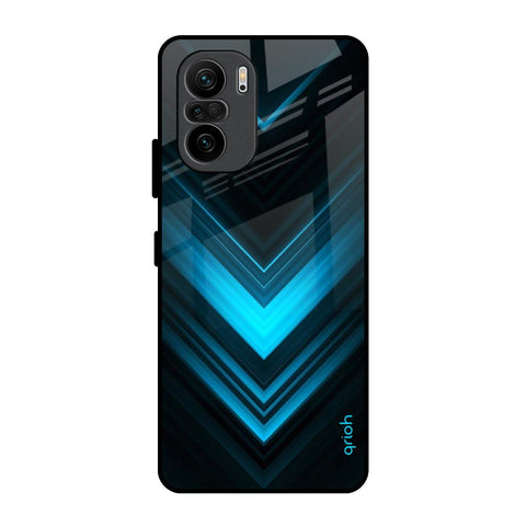 Vertical Blue Arrow Mi 11X Pro Glass Back Cover Online