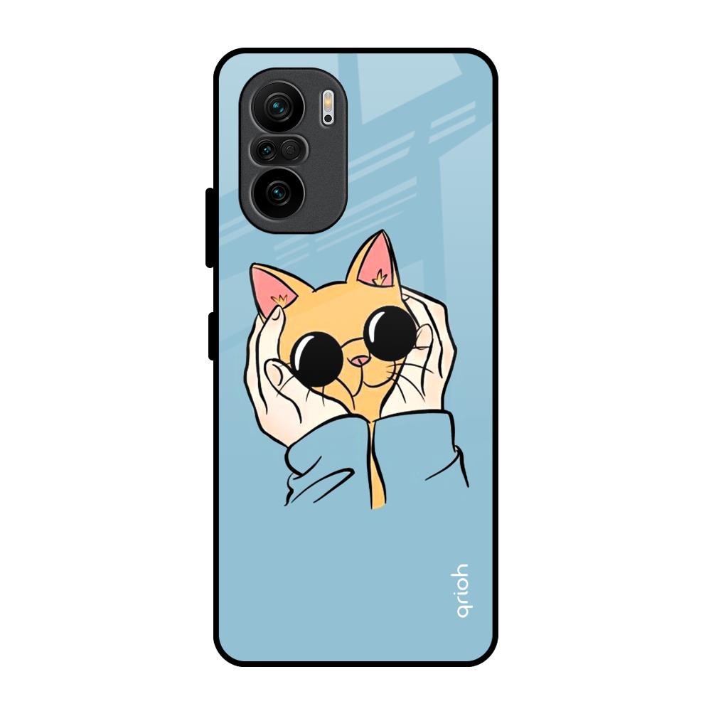 Adorable Cute Kitty Mi 11X Pro Glass Back Cover Online