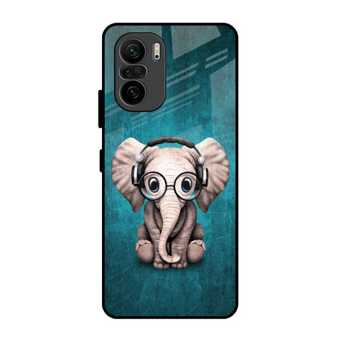 Adorable Baby Elephant Mi 11X Pro Glass Back Cover Online