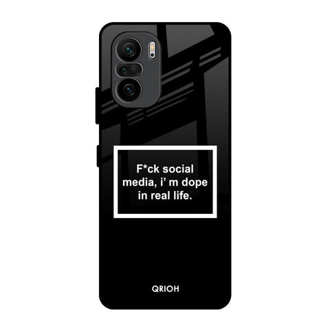 Dope In Life Mi 11X Pro Glass Back Cover Online