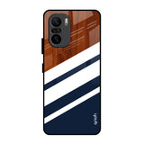 Bold Stripes Mi 11X Pro Glass Back Cover Online