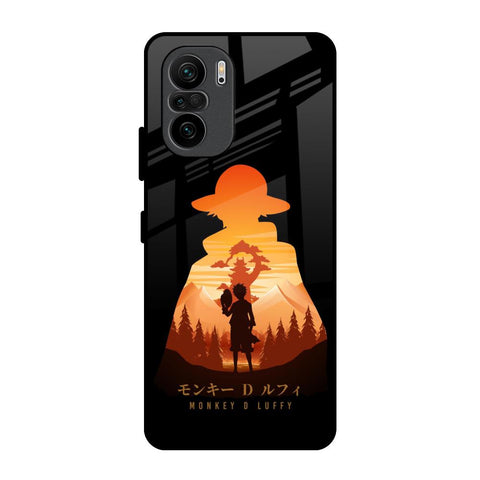 Luffy One Piece Mi 11X Pro Glass Back Cover Online