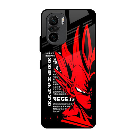 Red Vegeta Mi 11X Pro Glass Back Cover Online