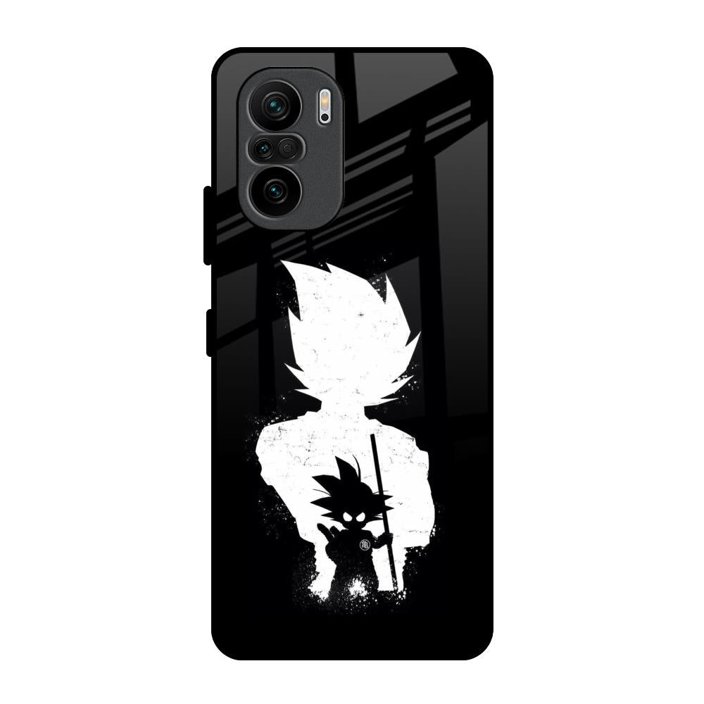 Monochrome Goku Mi 11X Pro Glass Back Cover Online