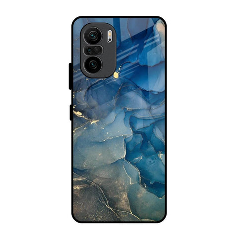 Blue Cool Marble Mi 11X Pro Glass Back Cover Online