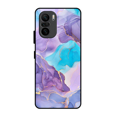 Alcohol ink Marble Mi 11X Pro Glass Back Cover Online
