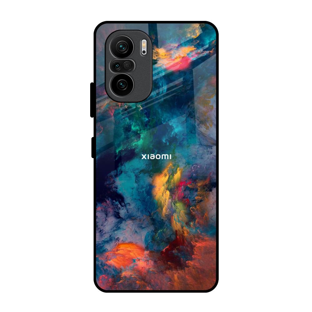 Colored Storm Mi 11X Pro Glass Back Cover Online