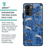 Blue Cheetah Glass Case for Mi 11X Pro