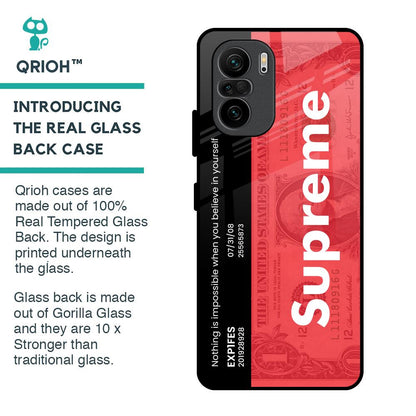 Supreme Ticket Glass Case for Mi 11X Pro