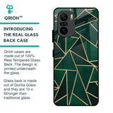 Abstract Green Glass Case For Mi 11X Pro