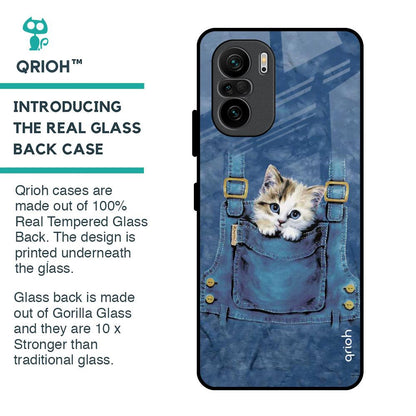 Kitty In Pocket Glass Case For Mi 11X Pro