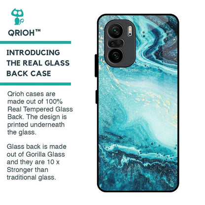 Sea Water Glass Case for Mi 11X Pro
