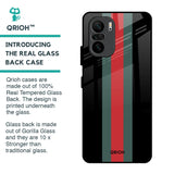 Vertical Stripes Glass Case for Mi 11X Pro