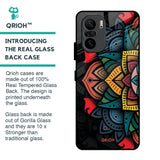 Retro Gorgeous Flower Glass Case for Mi 11X Pro