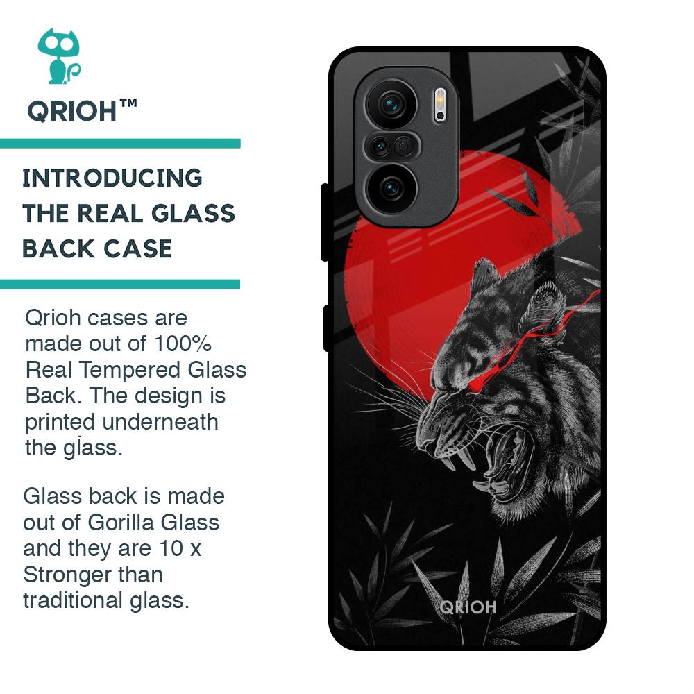 Red Moon Tiger Glass Case for Mi 11X Pro