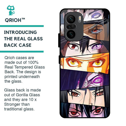 Anime Eyes Glass Case for Mi 11X Pro