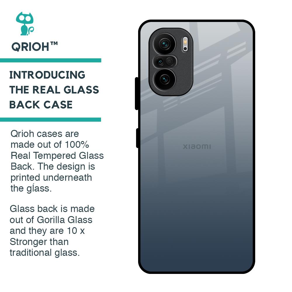 Smokey Grey Color Glass Case For Mi 11X Pro