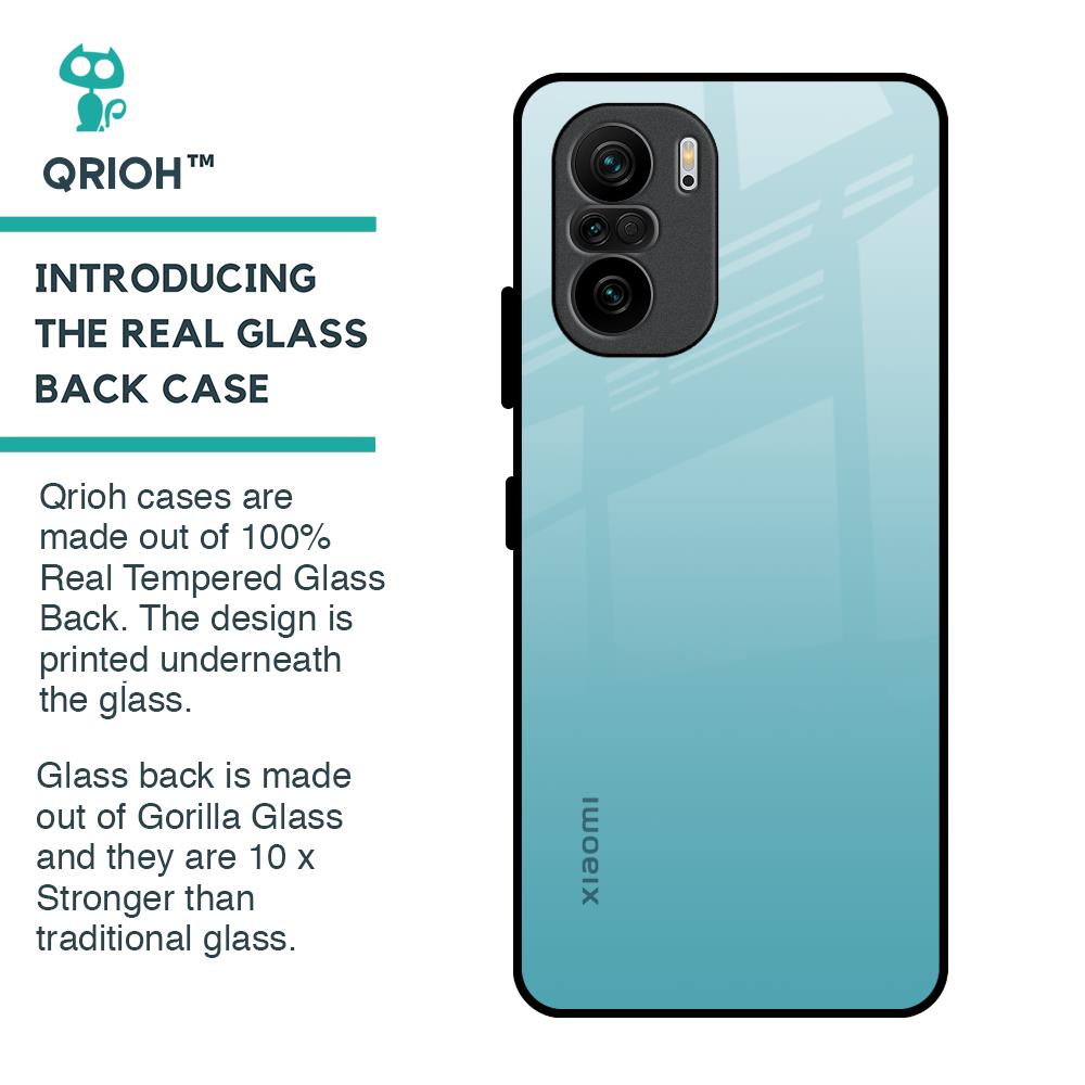 Arctic Blue Glass Case For Mi 11X Pro