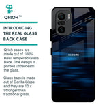Blue Rough Abstract Glass Case for Mi 11X Pro