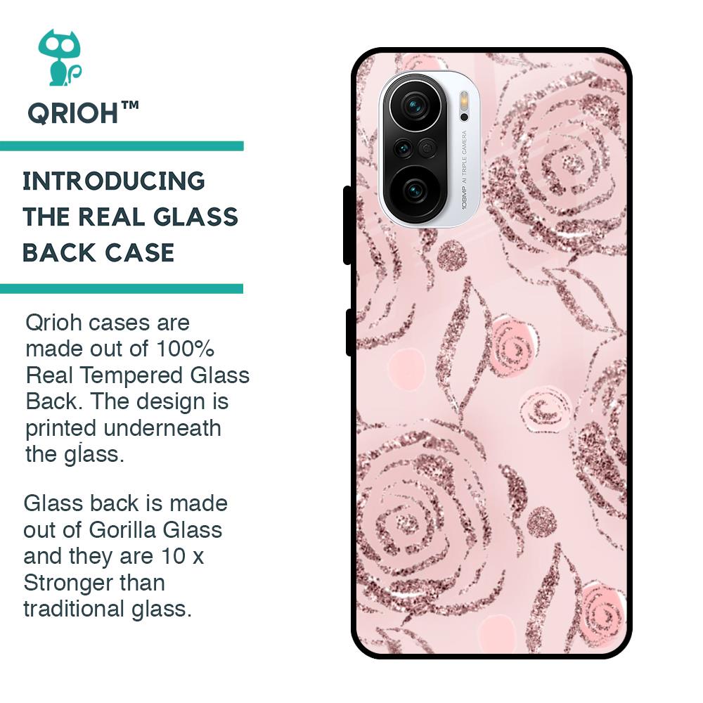 Shimmer Roses Glass case for Mi 11X Pro