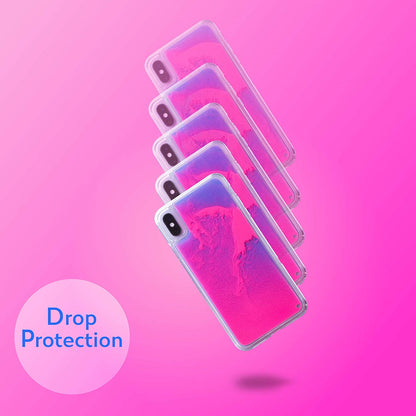 Pink Neon Sand Glow Case