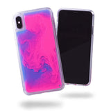 Pink Neon Sand Glow Case