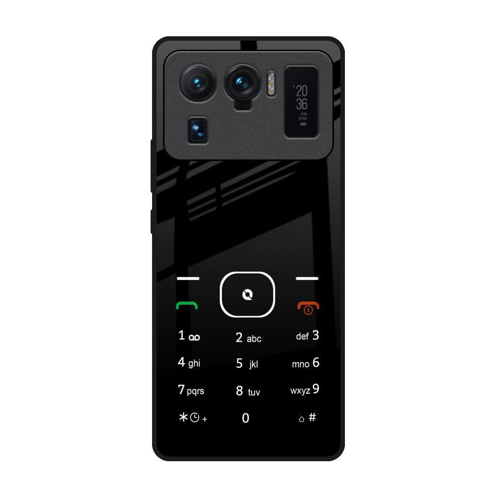 Classic Keypad Pattern Mi 11 Ultra Glass Back Cover Online