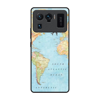 Travel Map Mi 11 Ultra Glass Back Cover Online