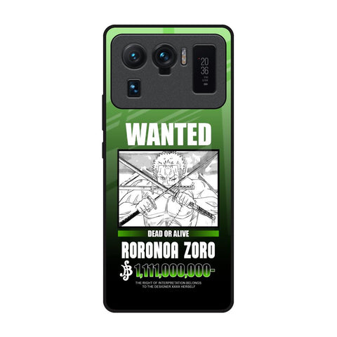 Zoro Wanted Mi 11 Ultra Glass Back Cover Online